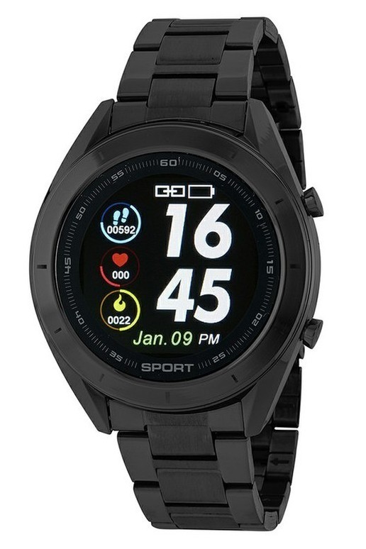Marea B58004-2 smartwatch zwartkleurige schakelband