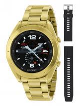 Marea B58004-3 smartwatch goudkleurige schakelband